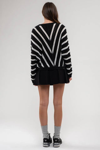 Chevron Pullover Sweater - Rise and Redemption