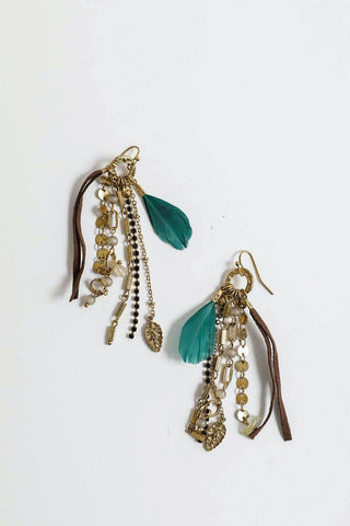 Chic Feather Dangle Earrings - Rise and Redemption