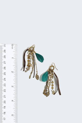 Chic Feather Dangle Earrings - Rise and Redemption