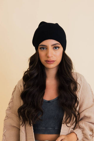 Chunky Knit Slouch Beanie - Rise and Redemption