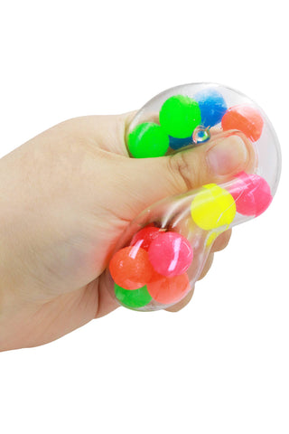 Clear Smooth Colorful Orb Ball Stress Toy - Rise and Redemption