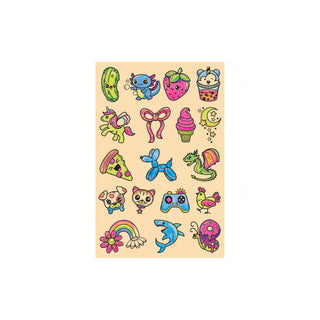 Color in Neon Tattoos Mini Craft Kit for Kids - Rise and Redemption