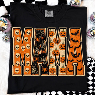 Comfort Colors Halloween Black Mama T Shirt - Rise and Redemption