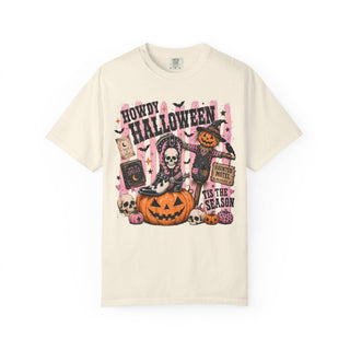Comfort Colors Howdy Halloween Shirt, Western Spooky Season - Rise and Redemption