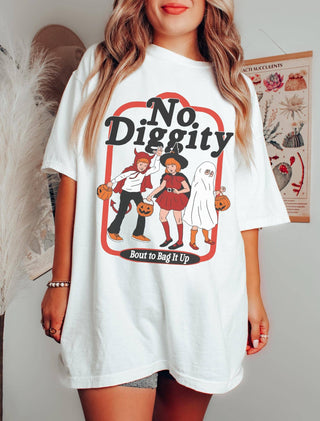 Comfort Colors No Diggity Bout To Bag It Up Shirt, Funny - Rise and Redemption