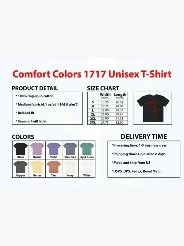 Comfort Colors Retro Horror Characters Halloween T-Shirt - Rise and Redemption