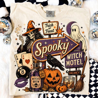 Comfort Colors Spooky Halloween Shirt, Vintage Witch Tee - Rise and Redemption