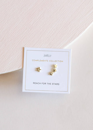 Complements - Star & Constellation - Gold Earrings - Rise and Redemption