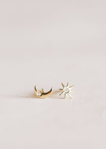 Complements - Sun & Moon - Gold Earrings - Rise and Redemption