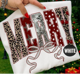 Coquette Merry Christmas Comfort Colors Shirt - Rise and Redemption