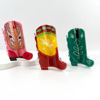Cowboy Boots Acrylic Hair Claw Clip - Rise and Redemption