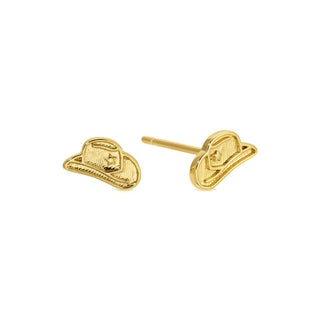 Cowgirl Hat Studs on Velvet Tag - Rise and Redemption