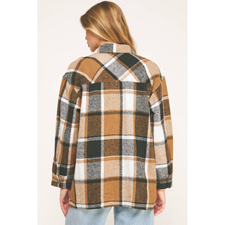 COZY CHIC OVERSIZED FLANNEL SHACKET - Rise and Redemption