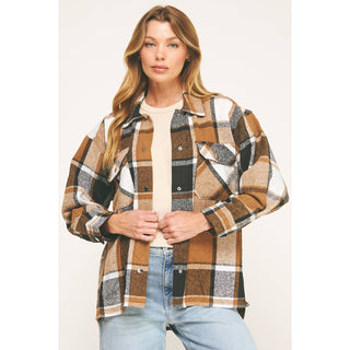 COZY CHIC OVERSIZED FLANNEL SHACKET - Rise and Redemption