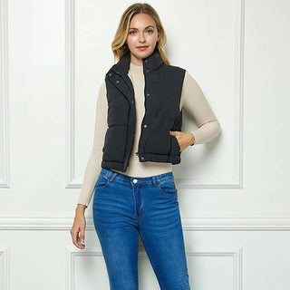 Cozy Sherpa Lined Quilted Vest - Rise and Redemption
