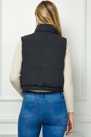Cozy Sherpa Lined Quilted Vest - Rise and Redemption