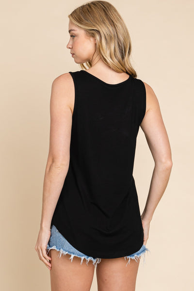 Criss Cross Jersey Tank - Rise and Redemption