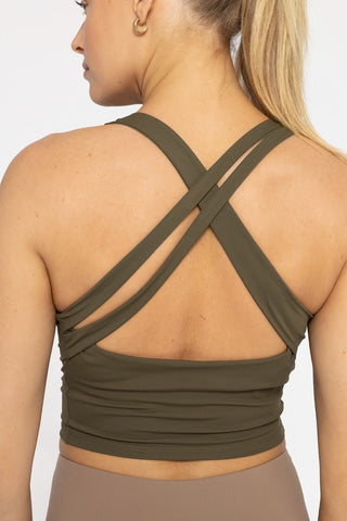 Criss Cross Sports Crop - Rise and Redemption