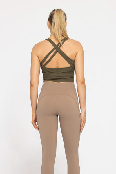 Criss Cross Sports Crop - Rise and Redemption