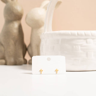 Cross Stud Earrings - Rise and Redemption