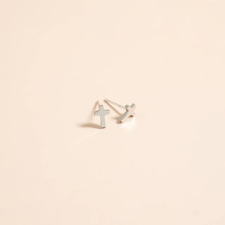 Cross Stud Earrings - Rise and Redemption