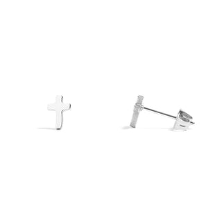 Cross Stud Earrings - Rise and Redemption