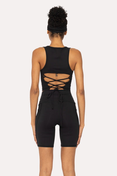 Cross Tie Athleisure Top - Rise and Redemption