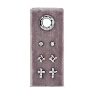 Cross Velvet Stud Gift Set - Rise and Redemption