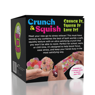 Crunch & Squish Candy Series Crunchy Squishy Stress Ball Fidget Toy (1pc) Color Ships Assorted - Rise and Redemption