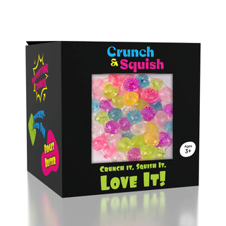 Crunch & Squish Candy Series Crunchy Squishy Stress Ball Fidget Toy (1pc) Color Ships Assorted - Rise and Redemption