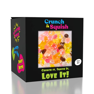 Crunch & Squish Candy Series Crunchy Squishy Stress Ball Fidget Toy (1pc) Color Ships Assorted - Rise and Redemption
