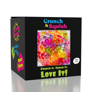 Crunch & Squish Candy Series Crunchy Squishy Stress Ball Fidget Toy (1pc) Color Ships Assorted - Rise and Redemption
