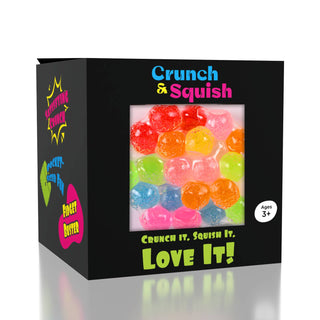 Crunch & Squish Candy Series Crunchy Squishy Stress Ball Fidget Toy (1pc) Color Ships Assorted - Rise and Redemption
