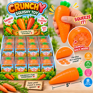 Crunchy Carrot Squishy Toy MSS41 - Rise and Redemption