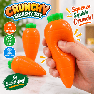 Crunchy Carrot Squishy Toy MSS41 - Rise and Redemption