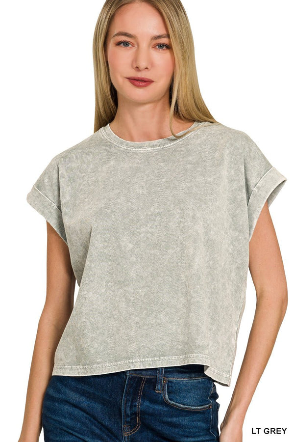 Cuff Vintage Mineral Top - Rise and Redemption
