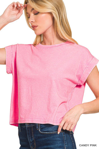 Cuff Vintage Mineral Top - Rise and Redemption