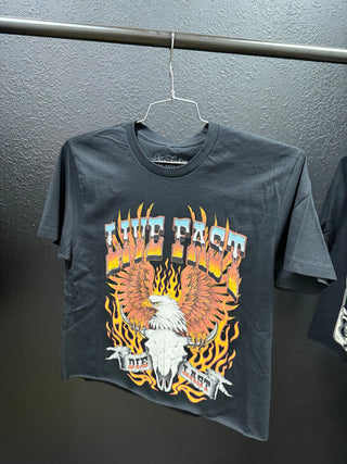 Custom Cropped Graphic Tees - Rise and Redemption