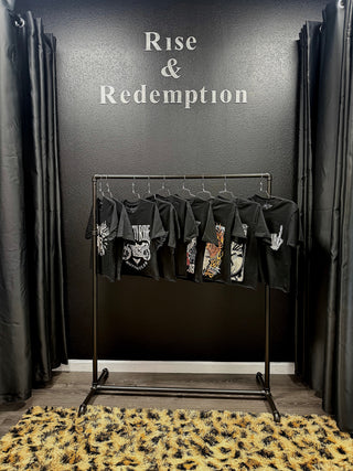 Custom Cropped Graphic Tees - Rise and Redemption