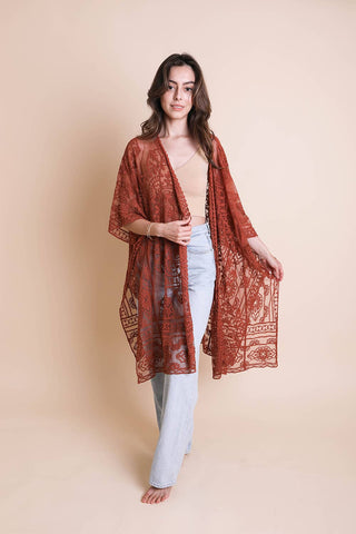 Lainey Lace Kimono