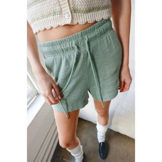 Cotton Drawstring Pocket Shorts