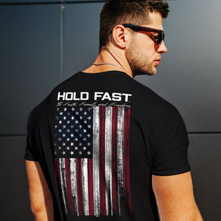 HOLD FAST Mens T-Shirt Hold Fast Flag