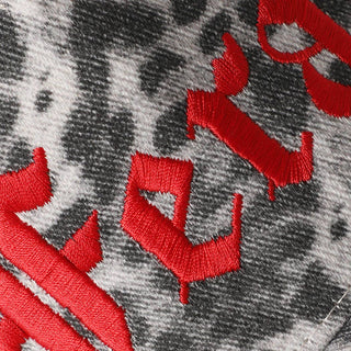 Feral Embroidered Leopard Print Trucker Hat