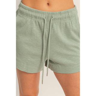 Cotton Drawstring Pocket Shorts