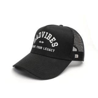 DadVibes 5 Panel Hat (Black Trucker) - Rise and Redemption