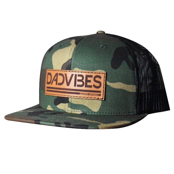 DadVibes Classic - Snapback (Green Camo/Black Mesh) - Rise and Redemption