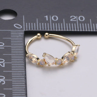 Dainty Marquise Ring, Minimalist Jewelry, CZ ring, stackable - Rise and Redemption