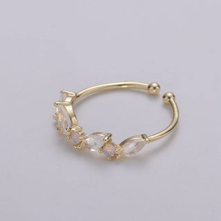 Dainty Marquise Ring, Minimalist Jewelry, CZ ring, stackable - Rise and Redemption