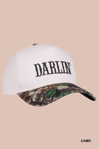 Darlin Camo Embroidered Hat - Rise and Redemption