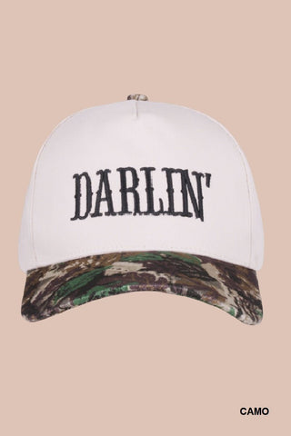 Darlin Camo Embroidered Hat - Rise and Redemption